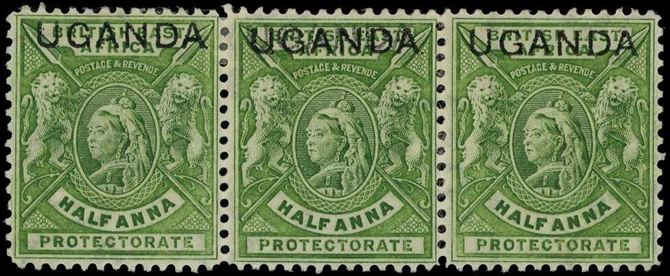 1902 (Feb) ½a yellow-green, type 10 opt on...