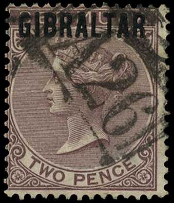 1886 2d purple-brown used with A26...
