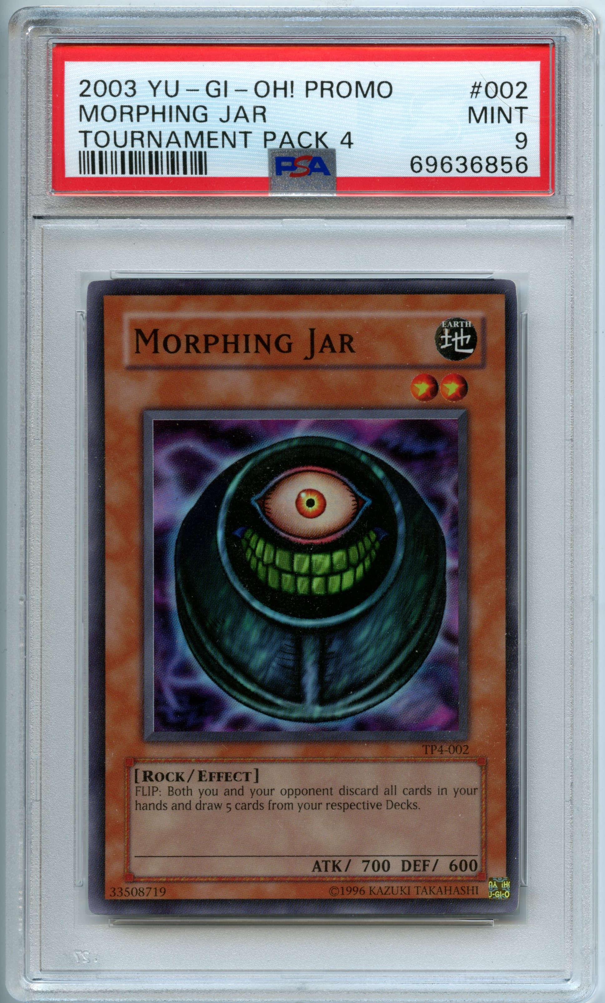Yu-Gi-Oh! - Morphing Jar   - Tournament Pack 4 - PSA 9