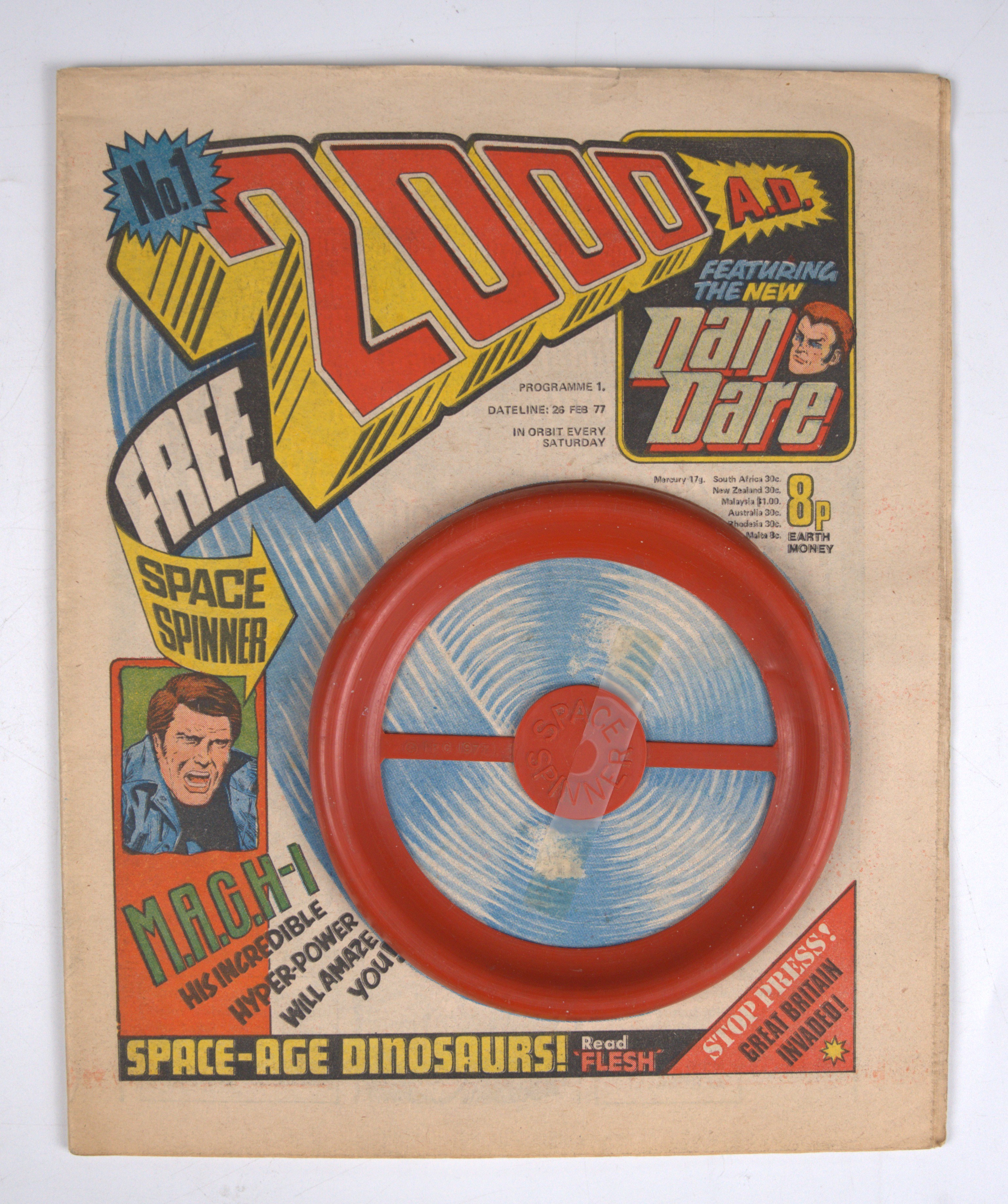 2000 A.D. #1 With Free Gift (IPC Magazines Ltd., 1977)