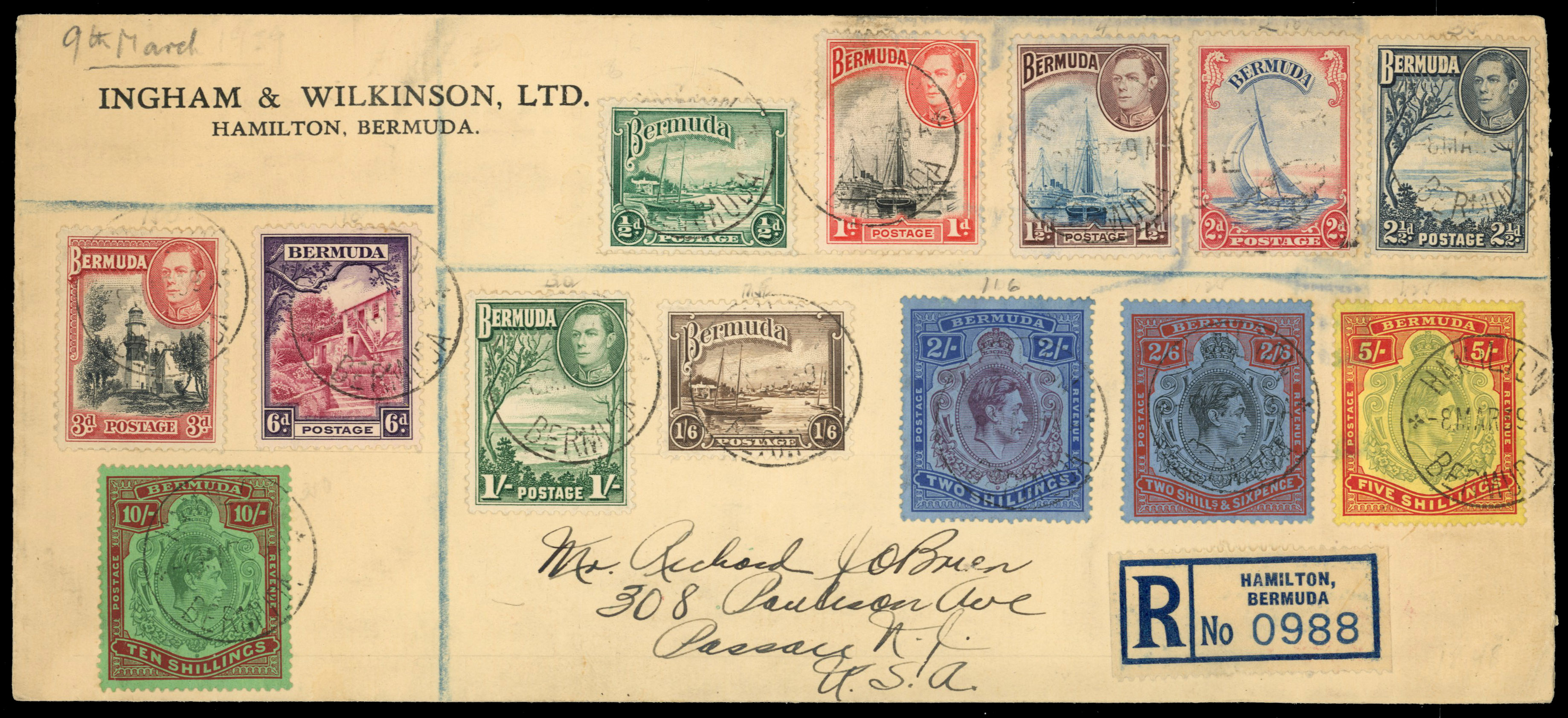  Bermuda SG 110/119 cover