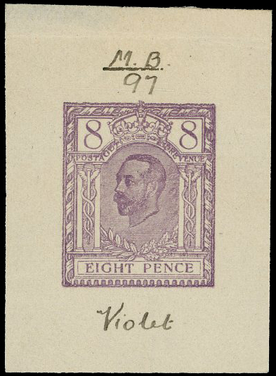 Great Britain 8d Hentschel essay 