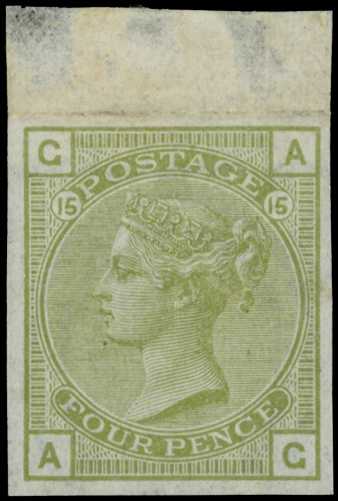 1877 4d sage-green Plate 15 (AG), top...