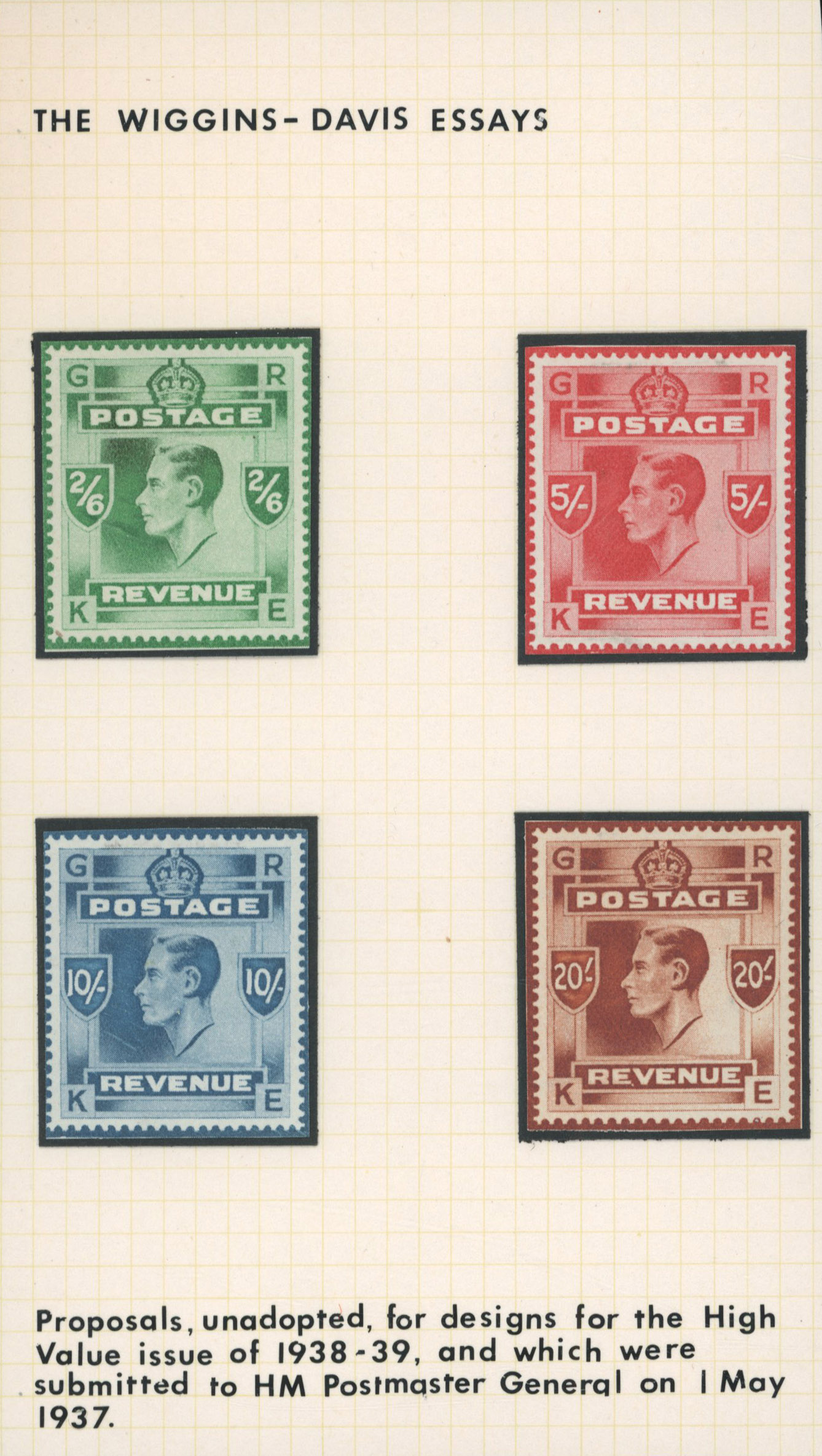 1937 W.T. Wiggins-Davies essays 