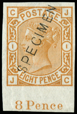 GB 1876 (SPECIMEN) SG156var