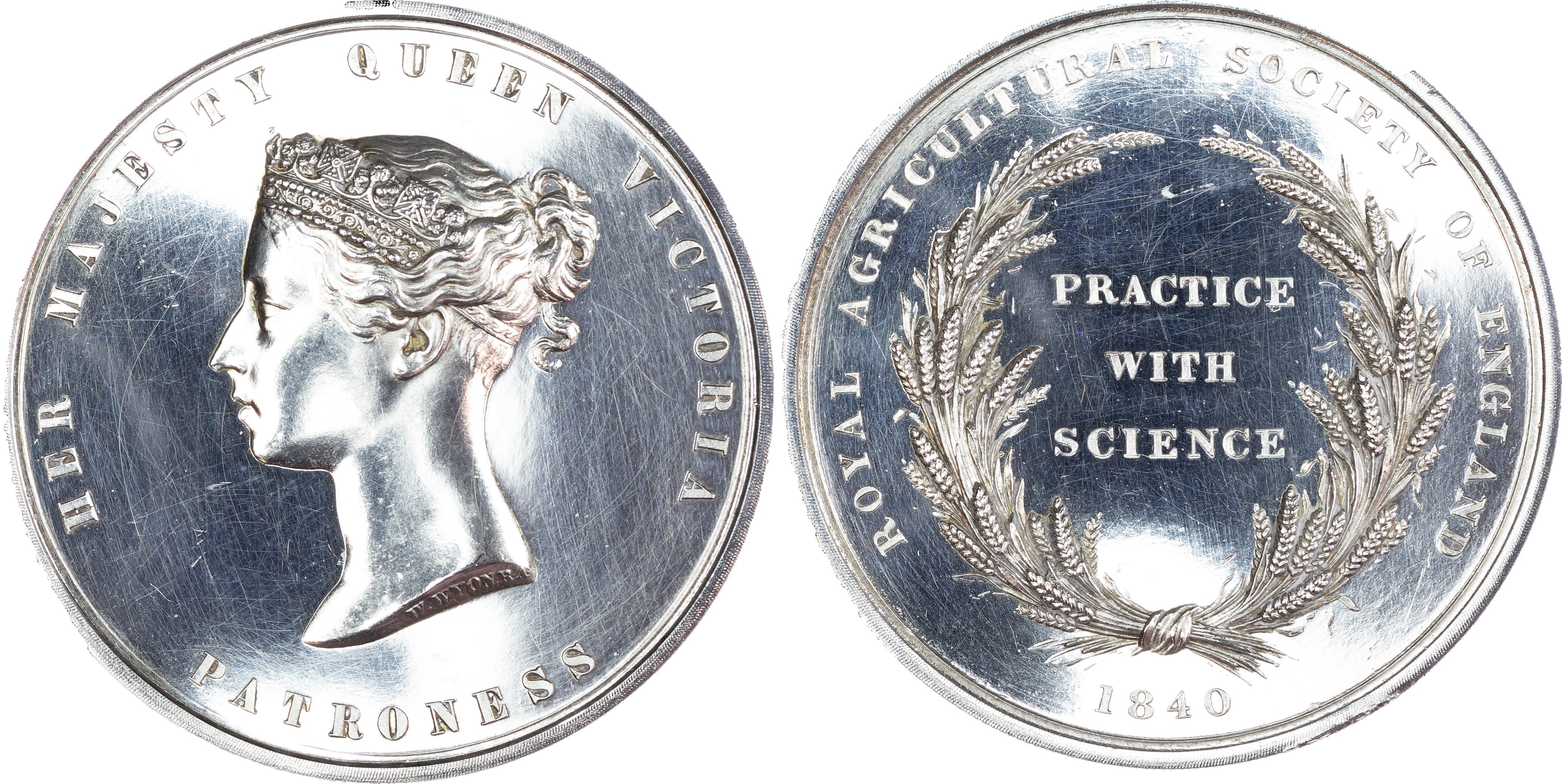 Victoria 1837-1901, Royal Agricultural Society of England, 1896, Silver Prize Medal