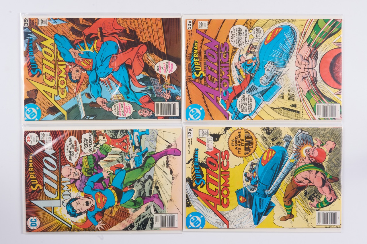 Superman's Action Comics Bronze to Modern Age (DC Comics, 1976-80) Bundle of 20