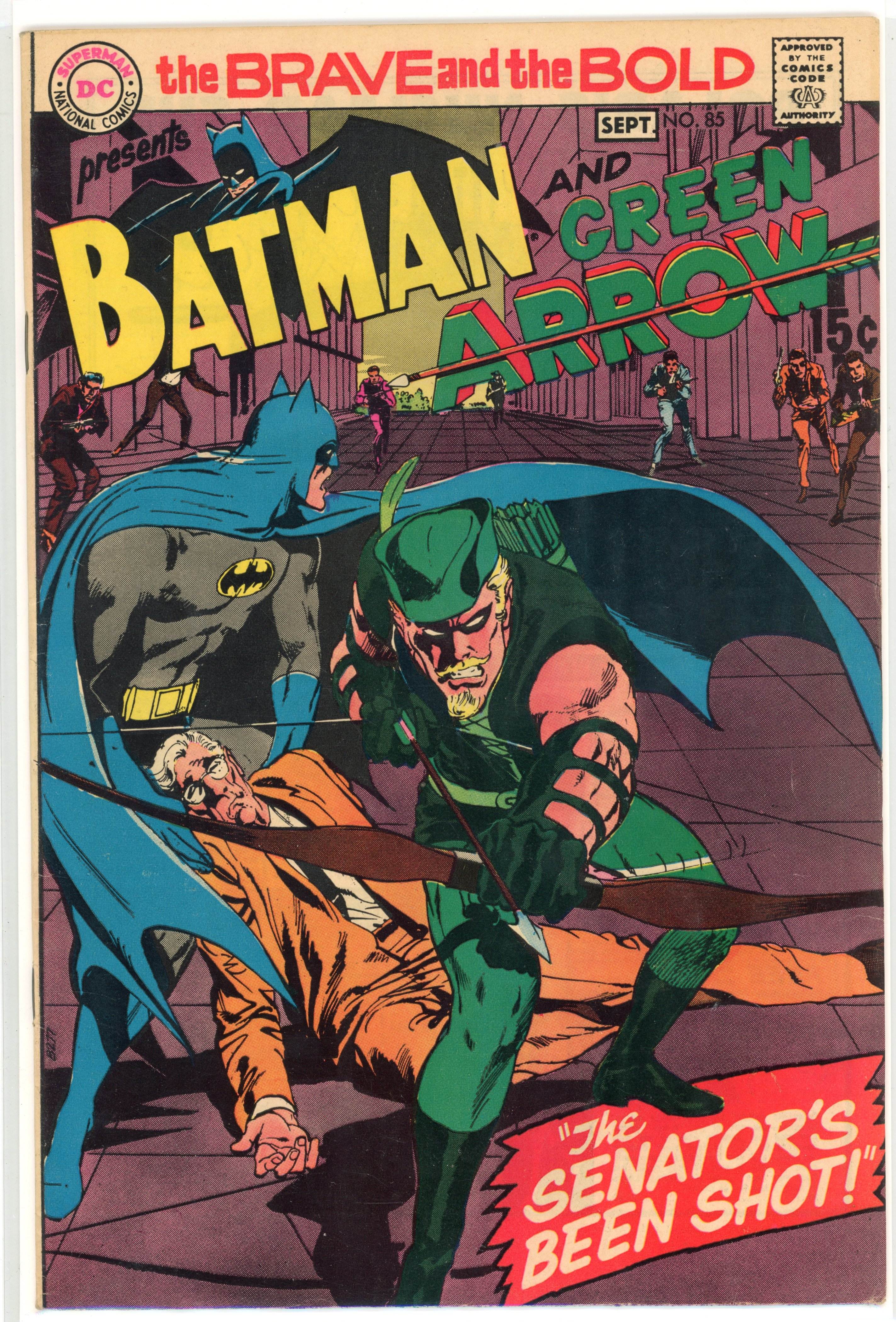 Brave and the Bold #85 (DC Comics, 1969) First new Green Arrow costume