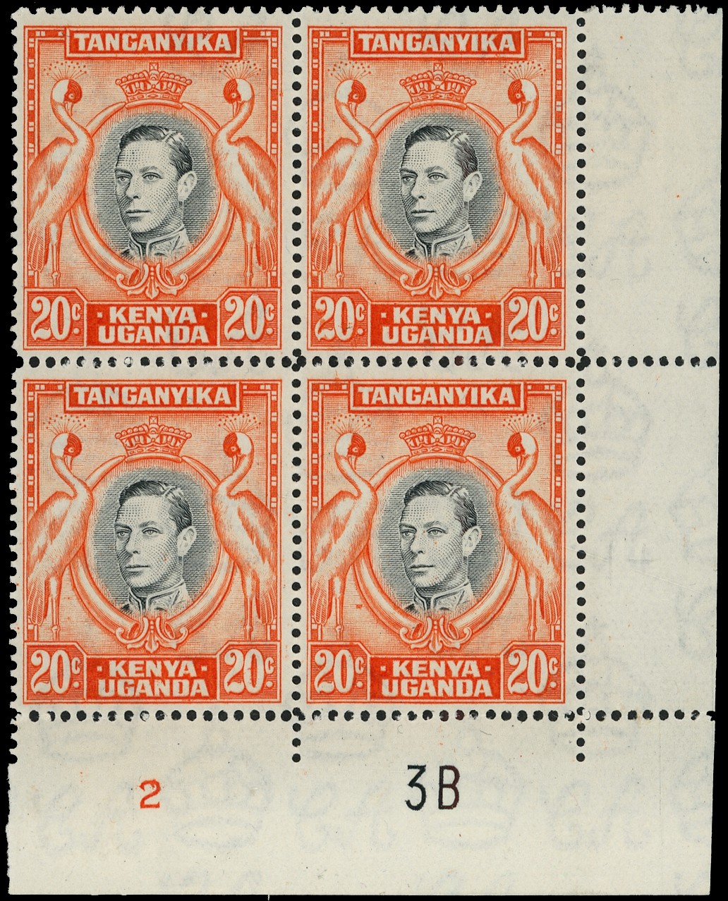 KUT SG 139a Plate block...