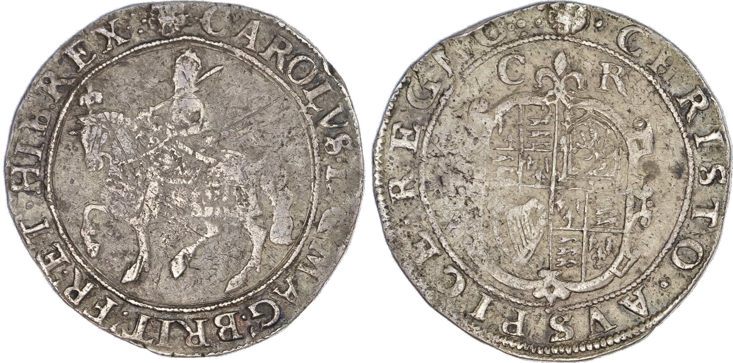 Charles I (1625 ‑1649), AR Halfcrown, 14.68gm., Tower Mint,