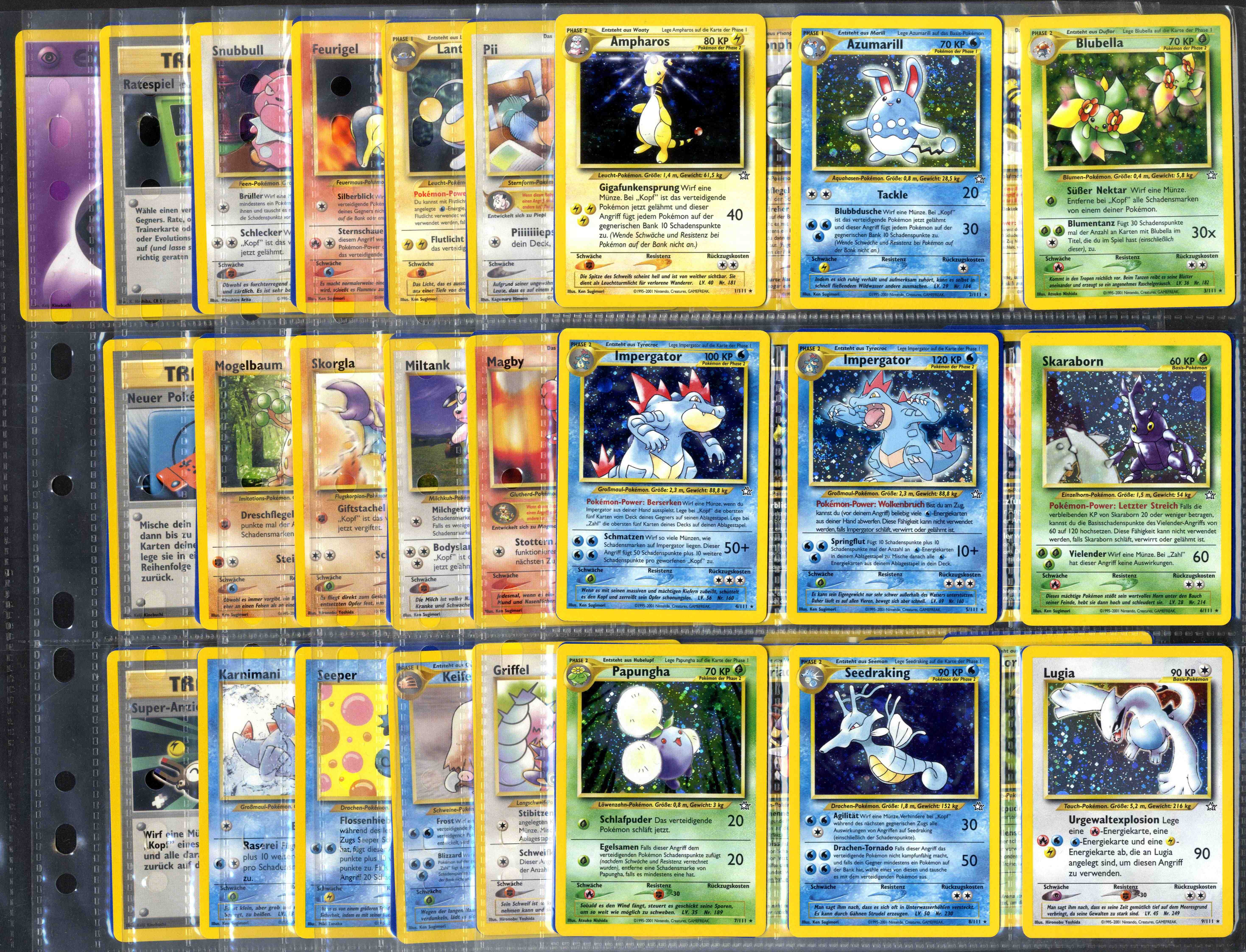 Pokémon TCG - Neo Genesis Set - German - Unlimited - 110/111