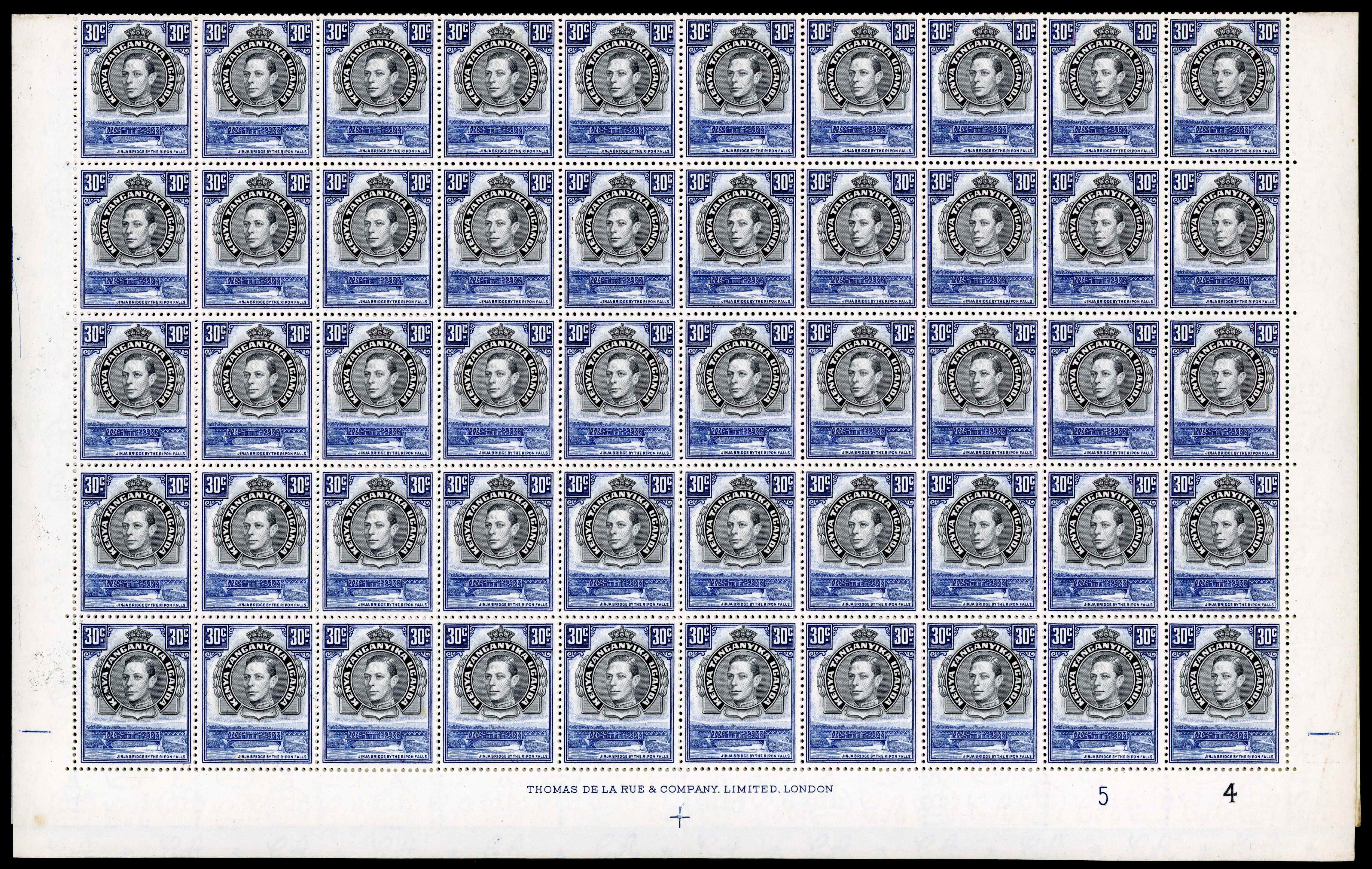 KUT SG 141b sheet mint