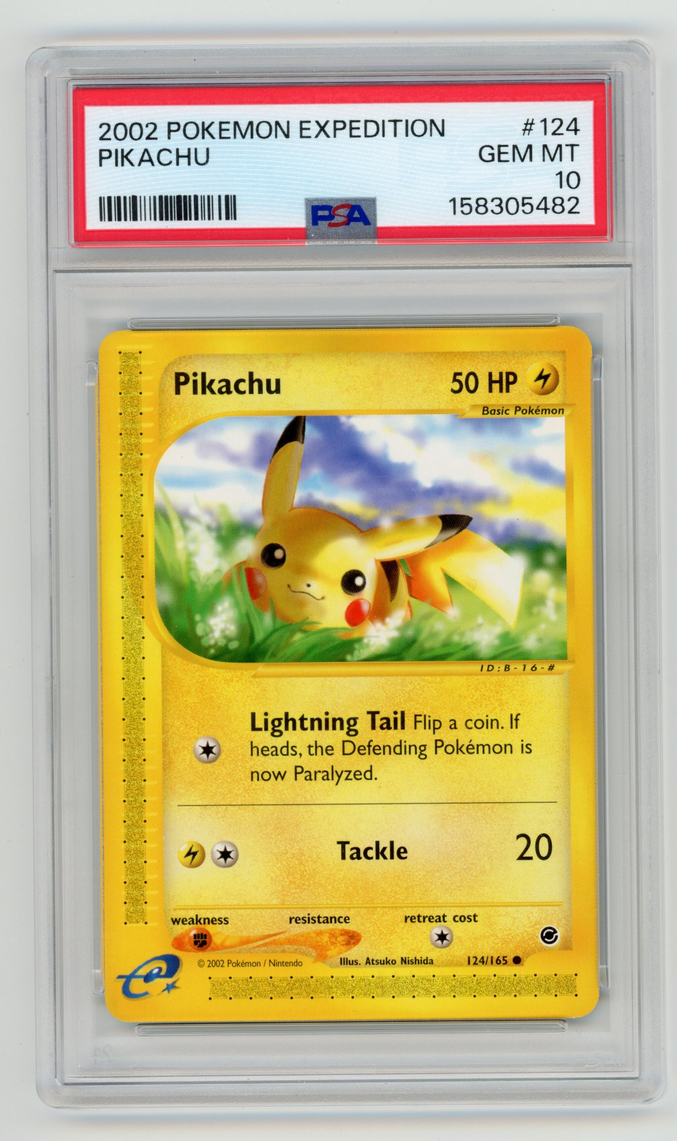 PSA 10 Pikachu #124 (2002) Expedition