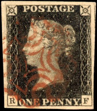 1840 1d black Plate 9 RF used