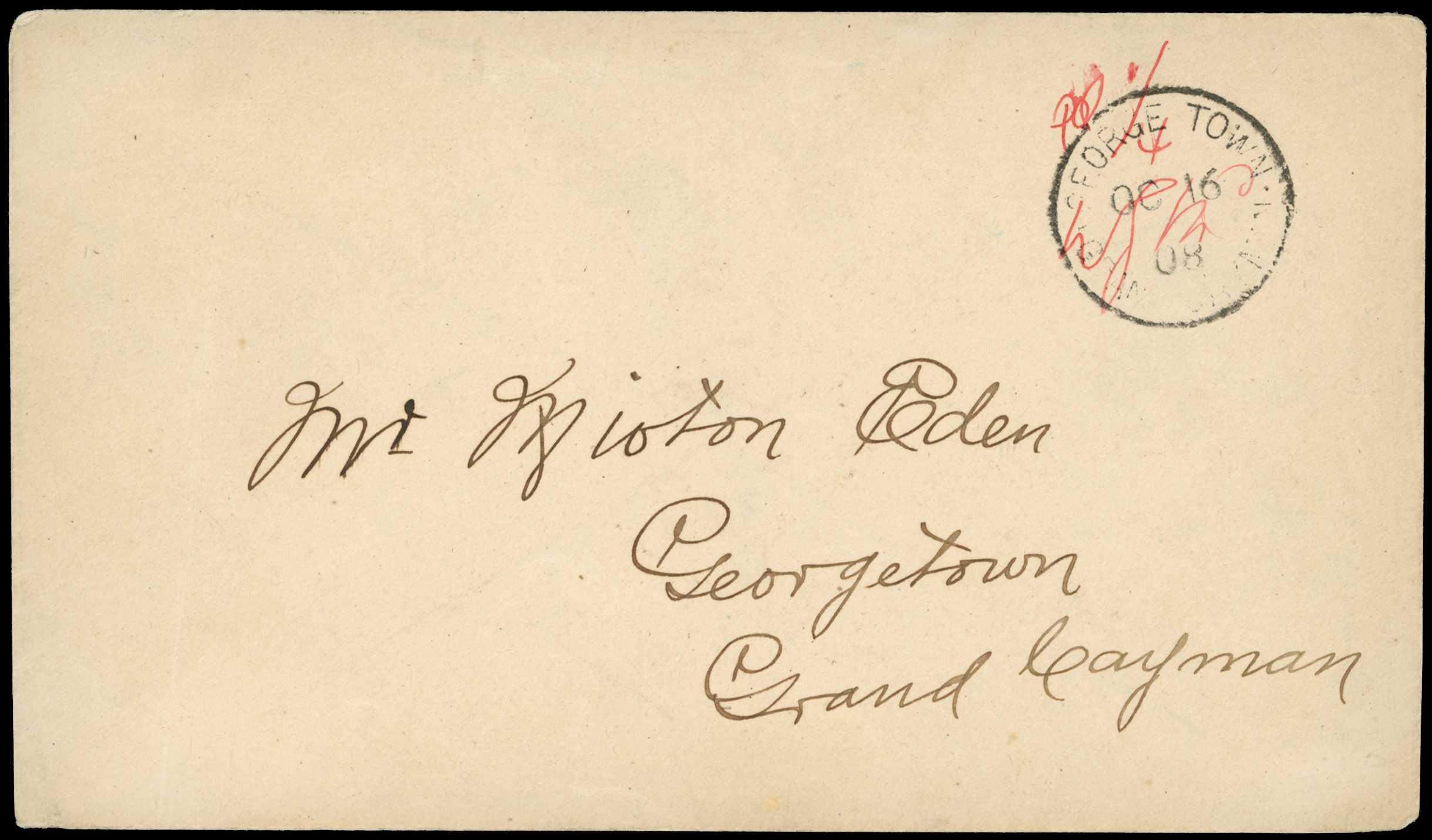 1908 (16 October) This provisional is believed...