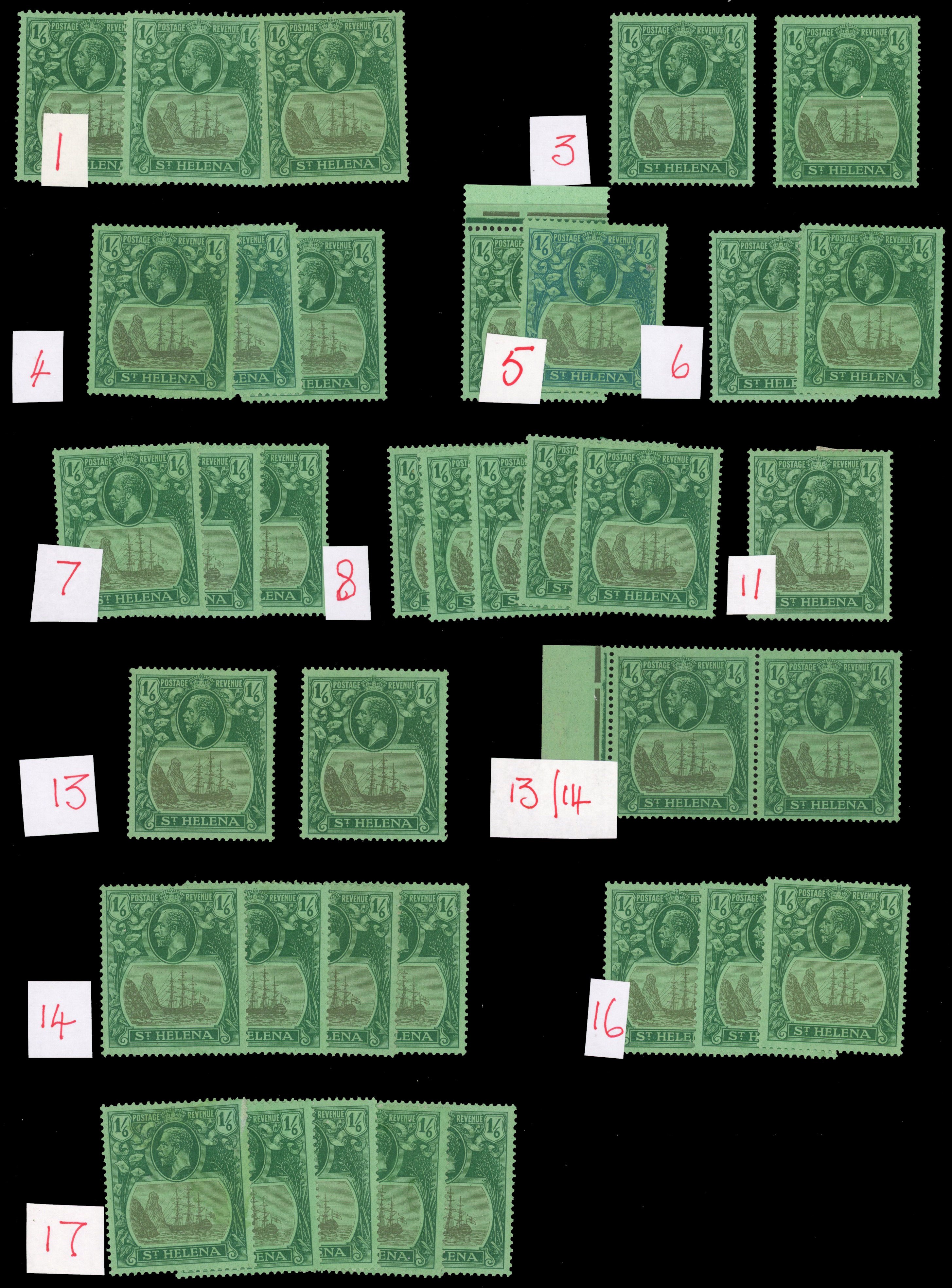 St Helena SG 107 study mint
