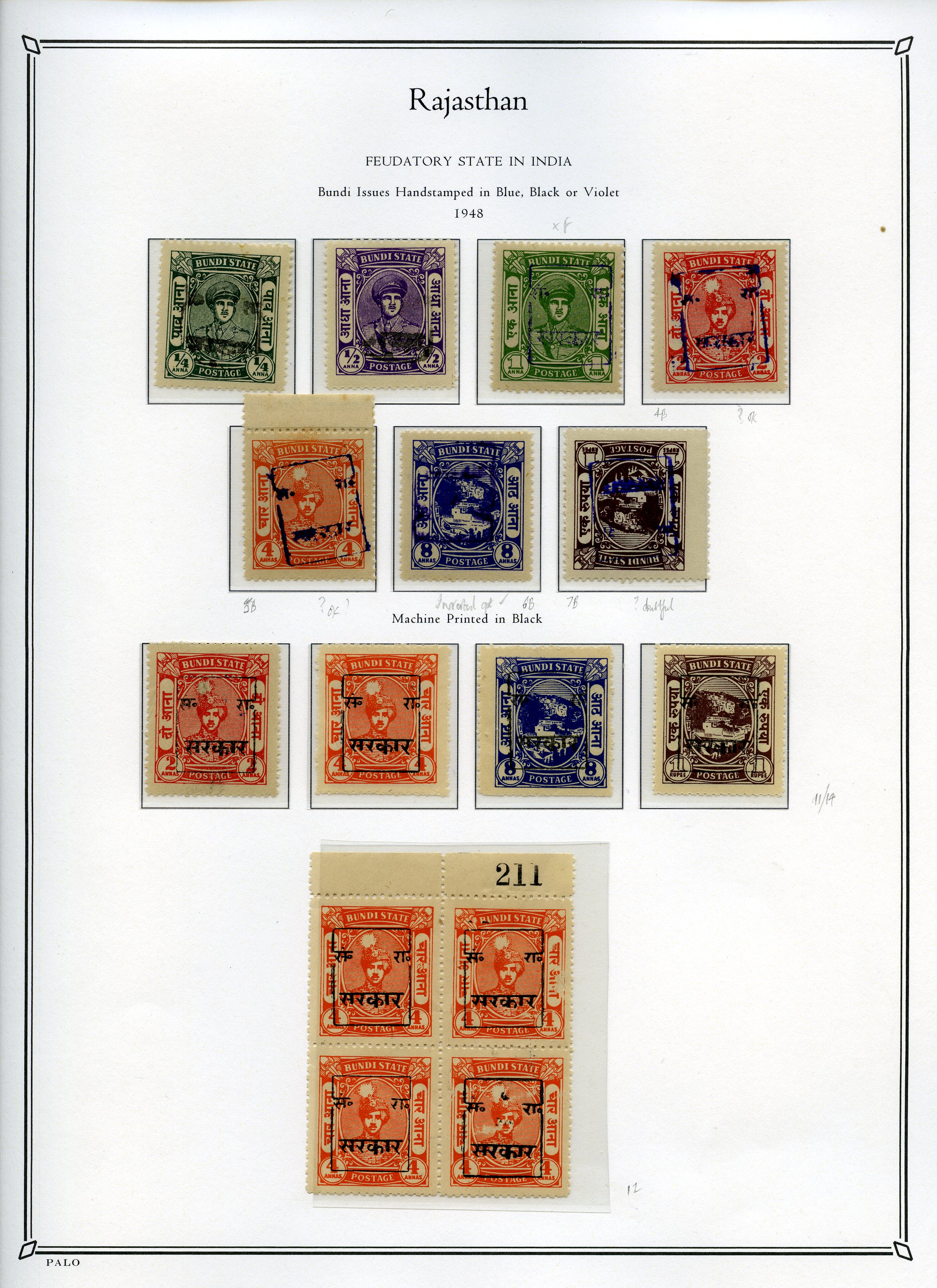 1948-1950 mint and used collection...