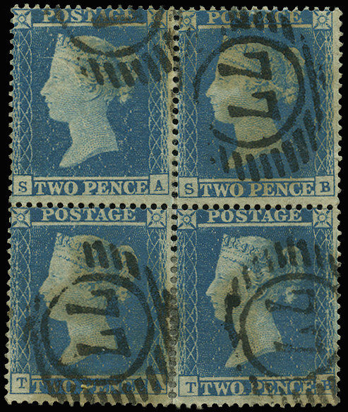 GB 1854  SG19 Pl.4 Used