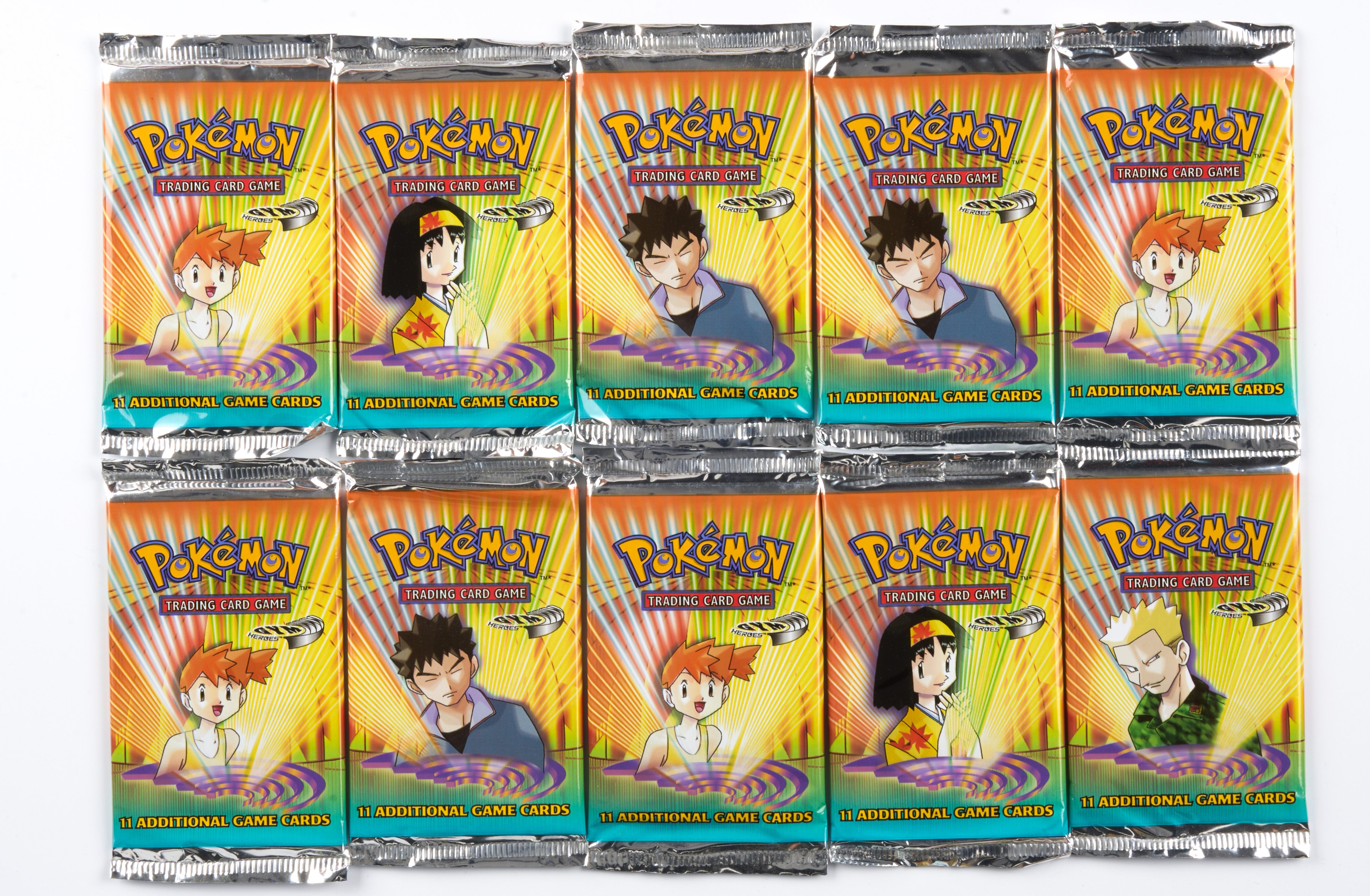 Gym Heroes Open Booster Box with x10 Sealed Packs