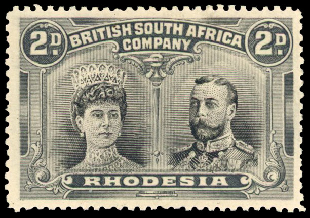 RSC A 2d black and brownish grey, #2 Thick Ear mint