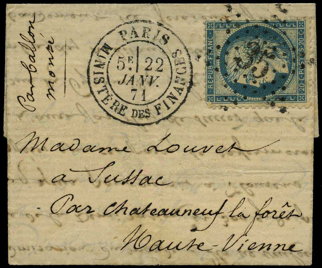 Sixty-fifth Balloon of the Siege: 1871...