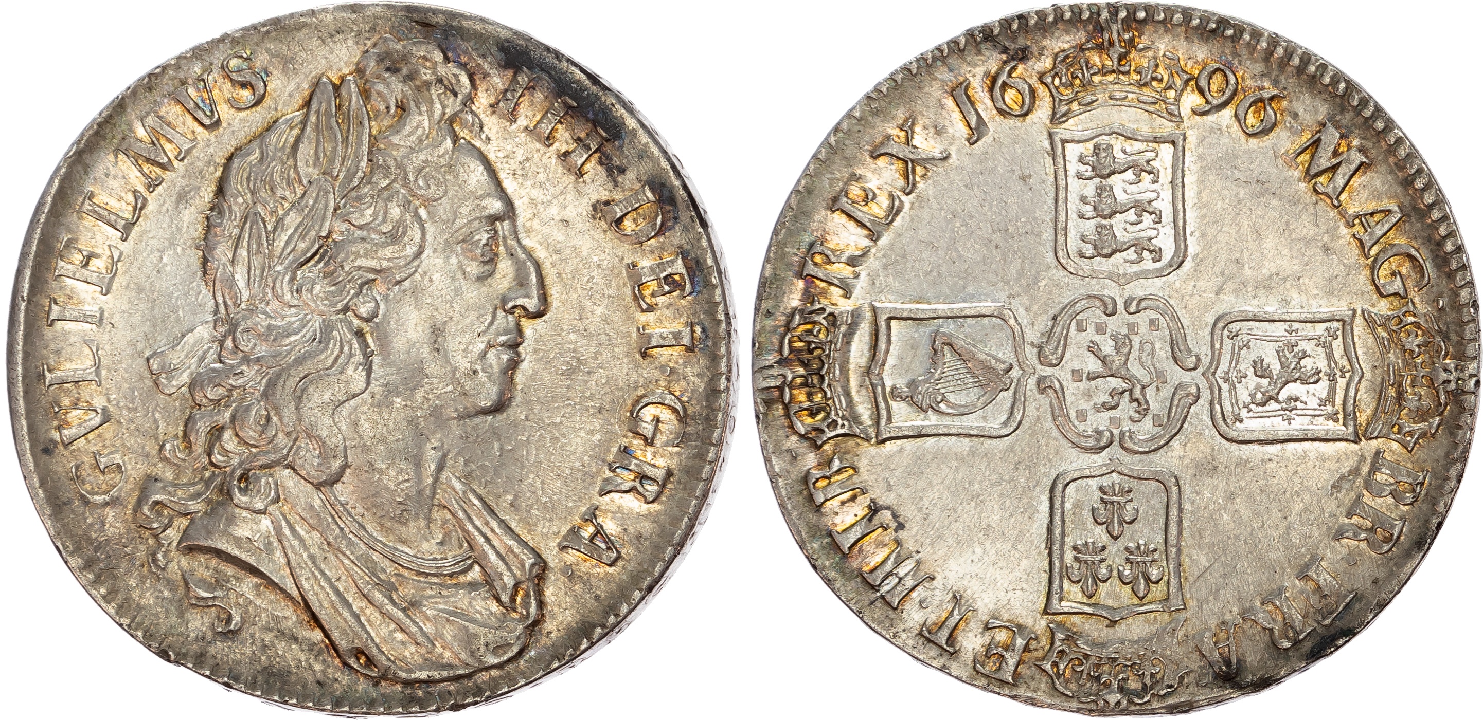 William III (1694-1702), Crown, 1696 OCTAVO