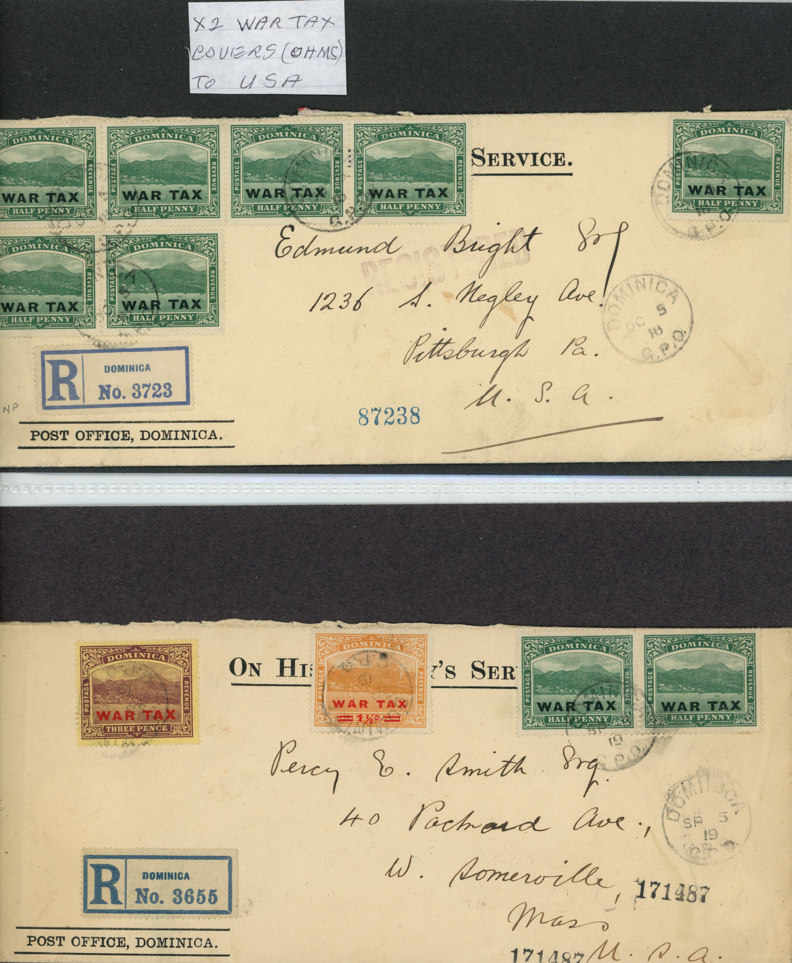 10 Covers from 1909 to 1920 of which 5...