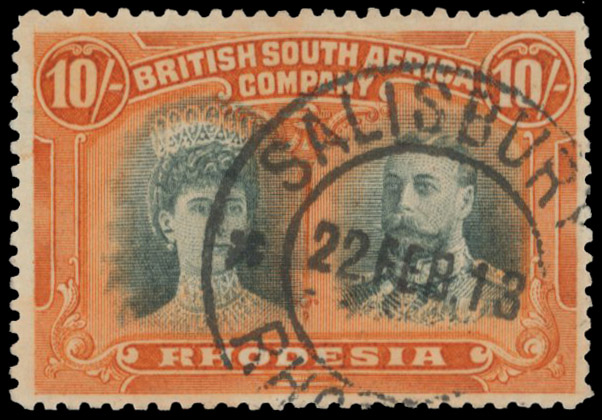 SALISBURY DC 22 FEB 13 on 10/- Gash in Ear