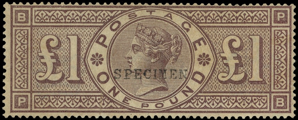 Great Britain 1884 £1 SG 185s...