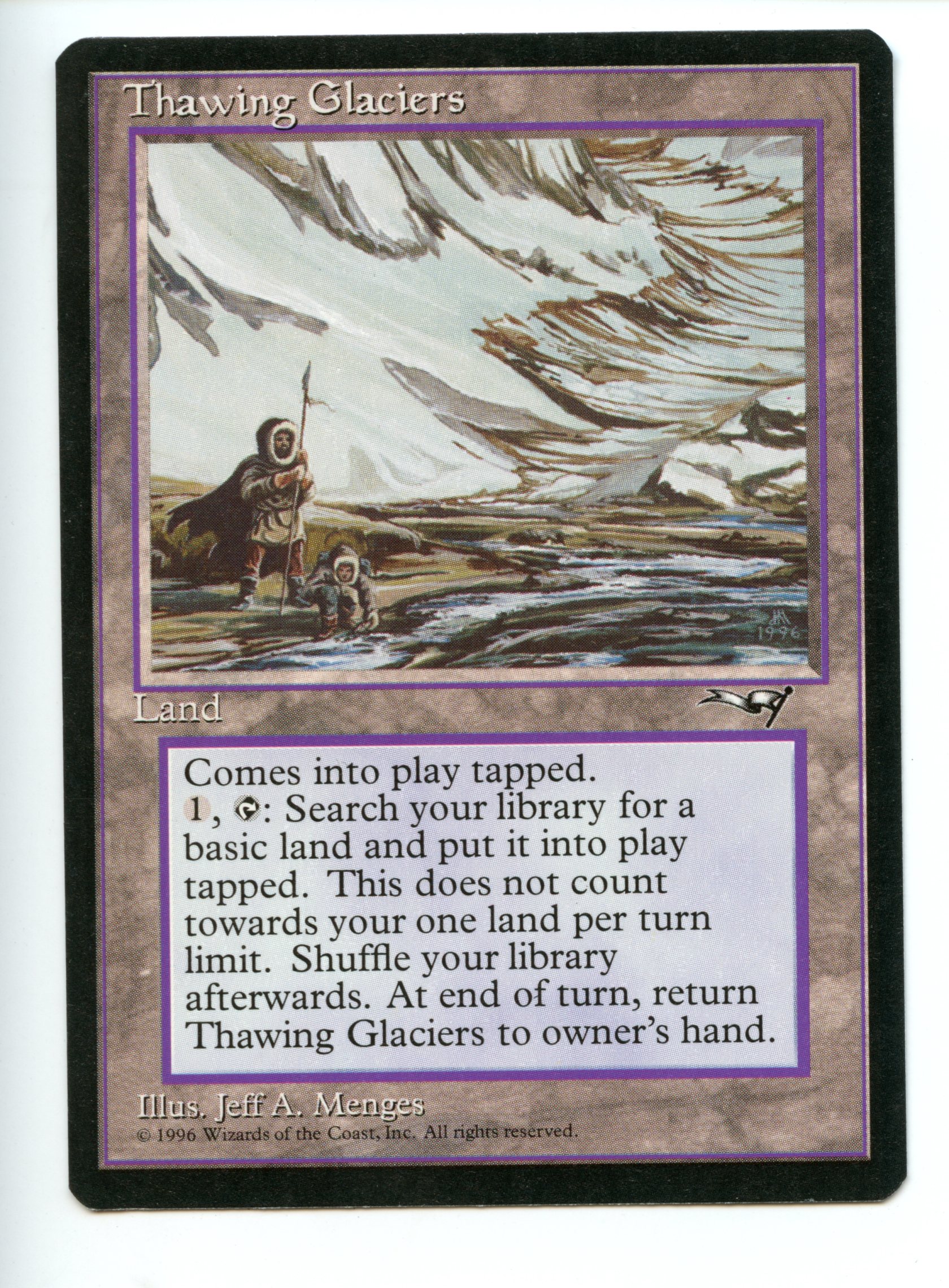 Magic the Gathering - Thawing Glaciers  - Alliances - Near Mint