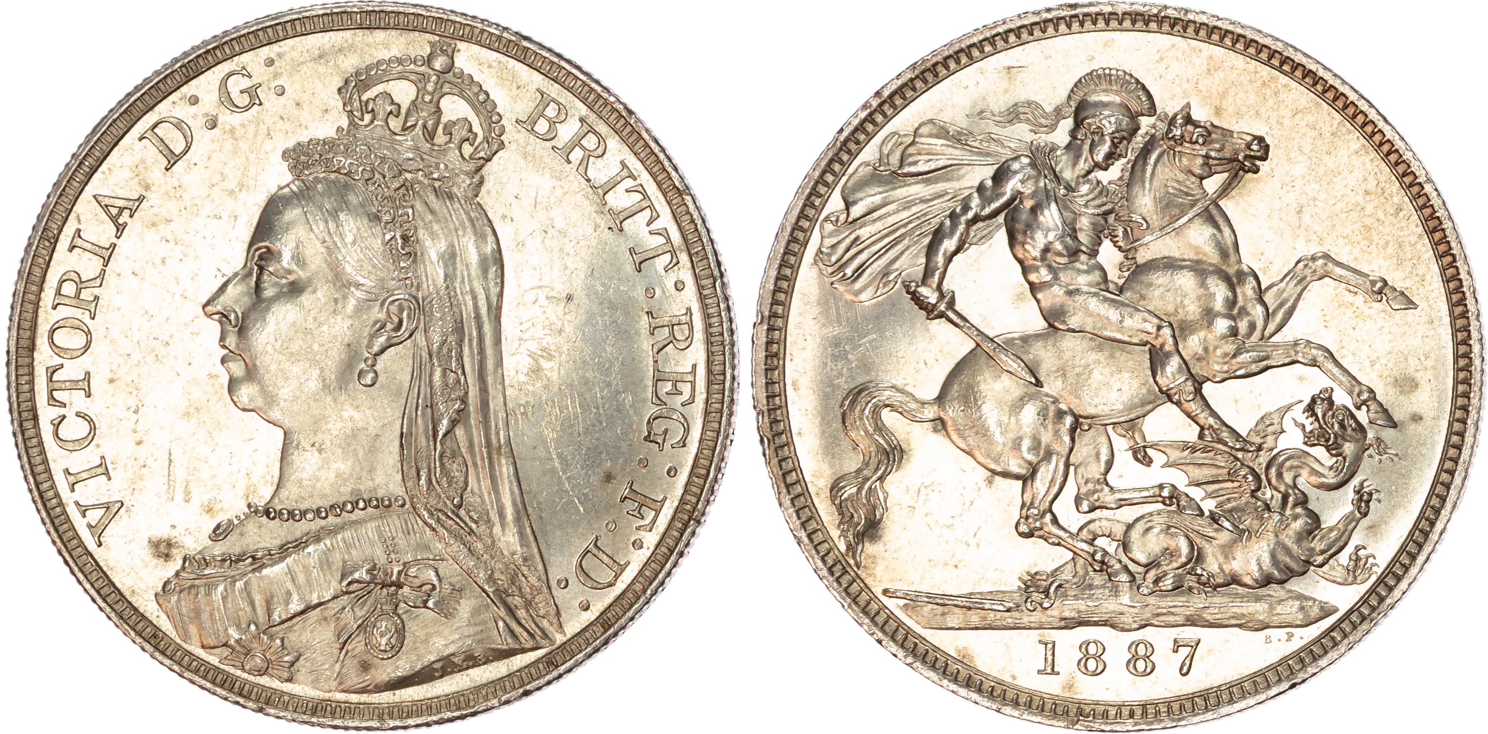 Victoria (1837-1901) Crown, 1887. 