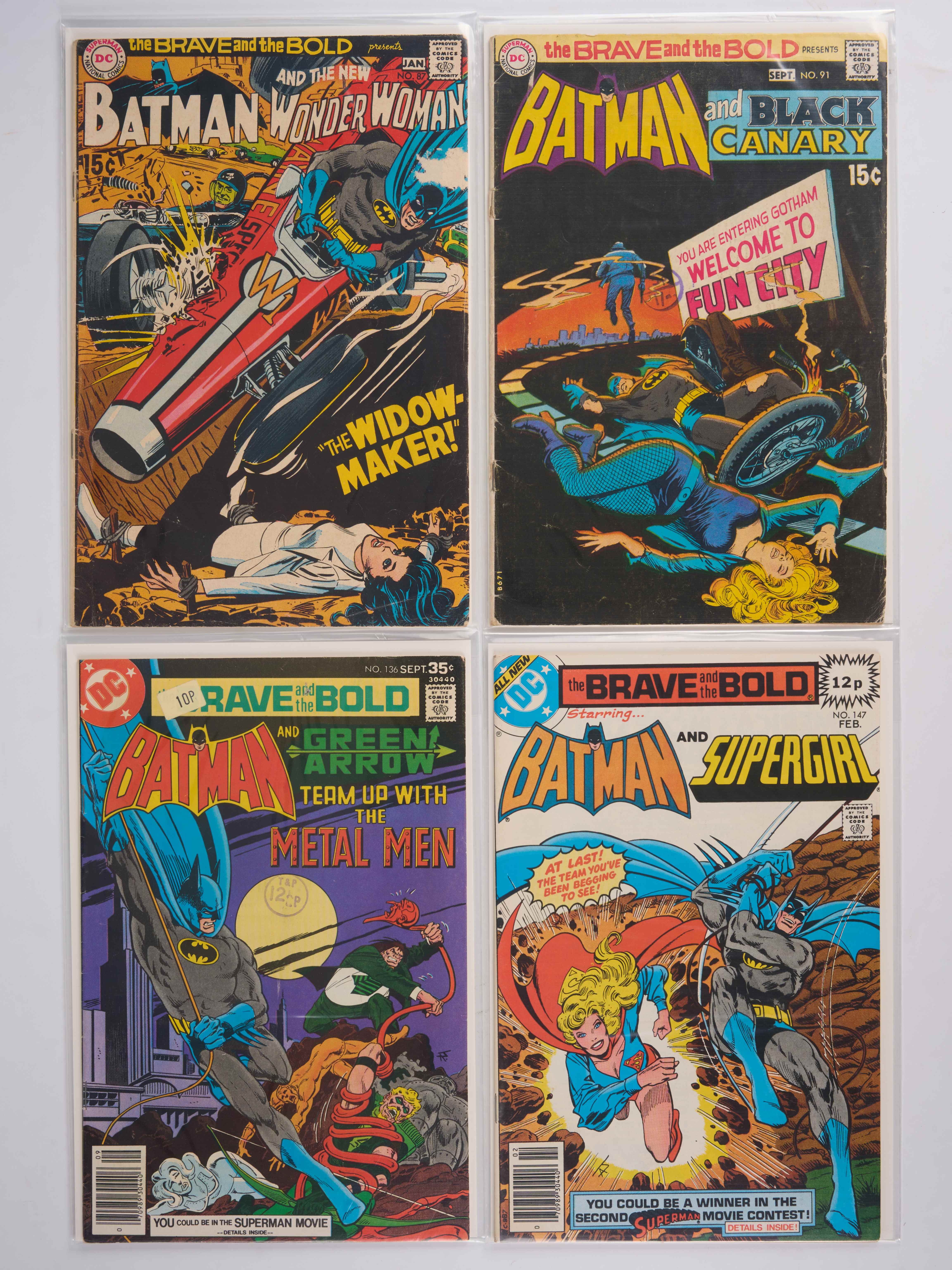 Brave and the Bold (DC Comics, 1970-1981) Bundle of 21 Issues