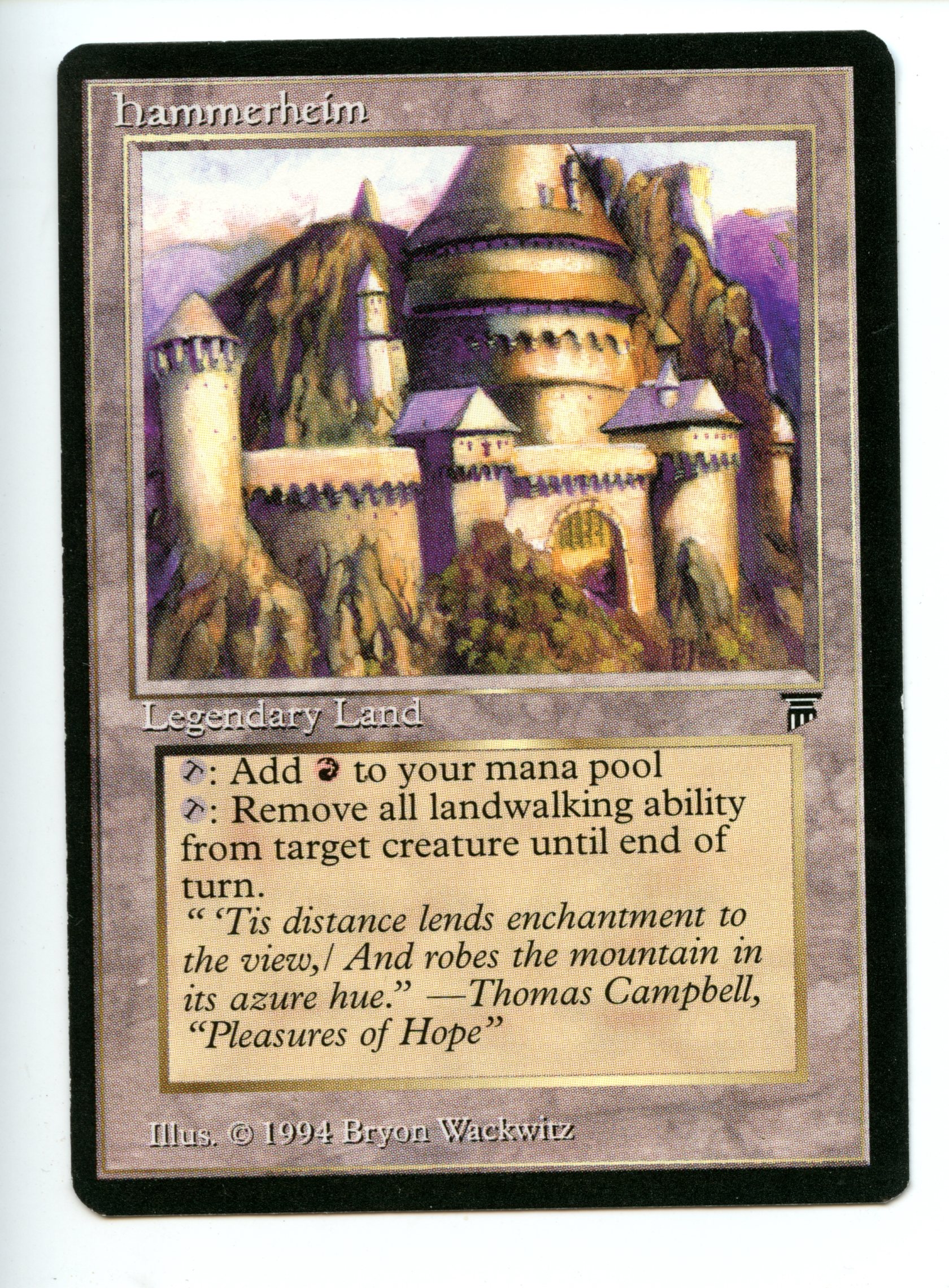 Magic the Gathering - Hammerheim  - Legends - Lightly Played