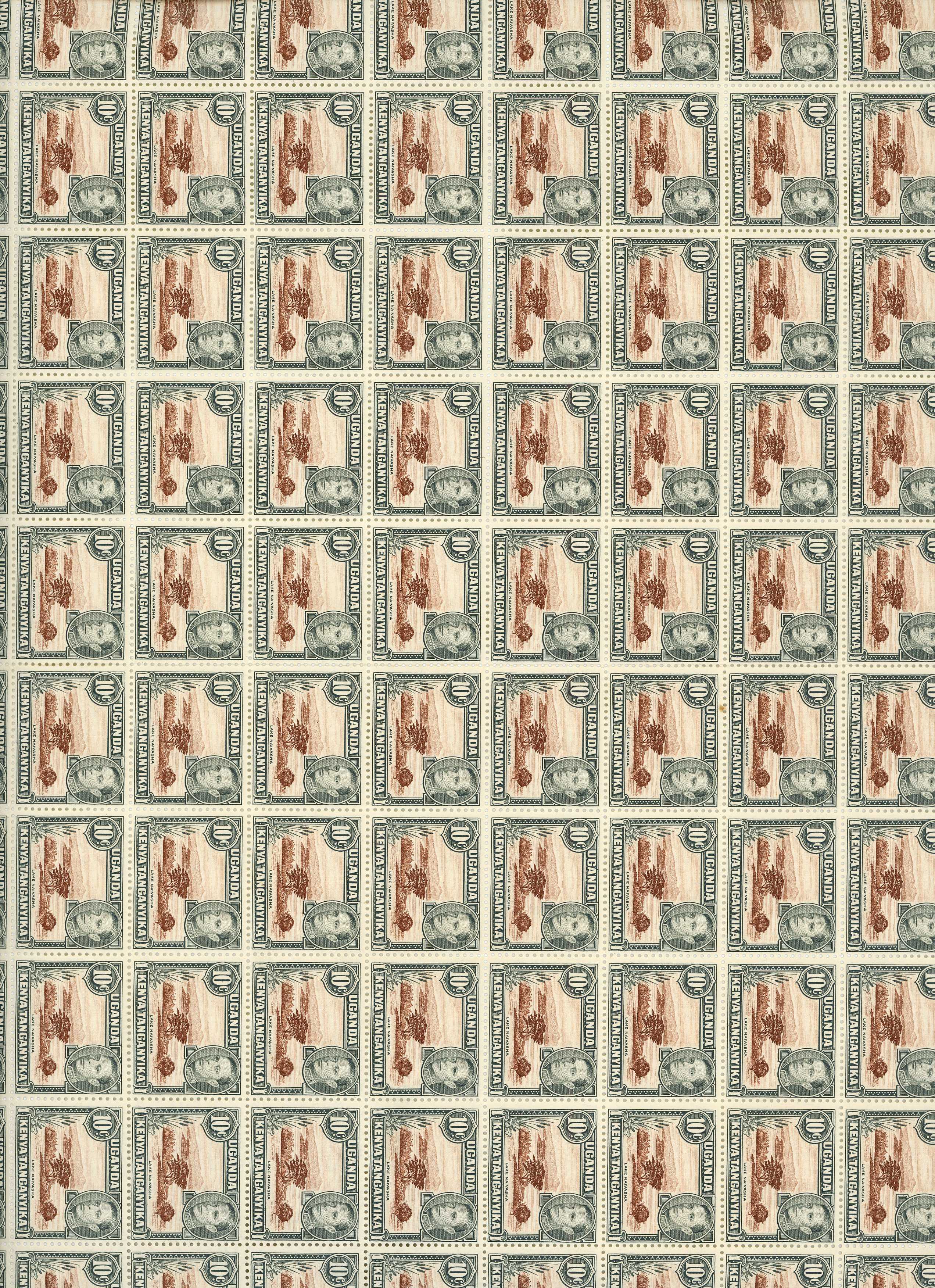 KUT SG 136 sheet mint