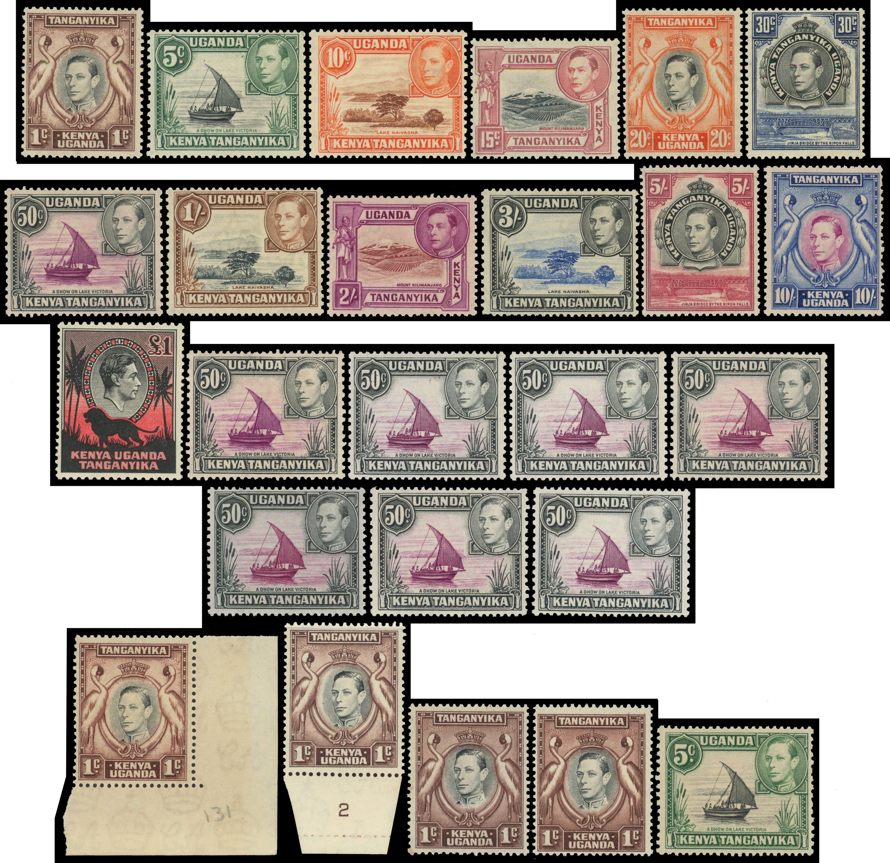 KUT SG 131-150b mint