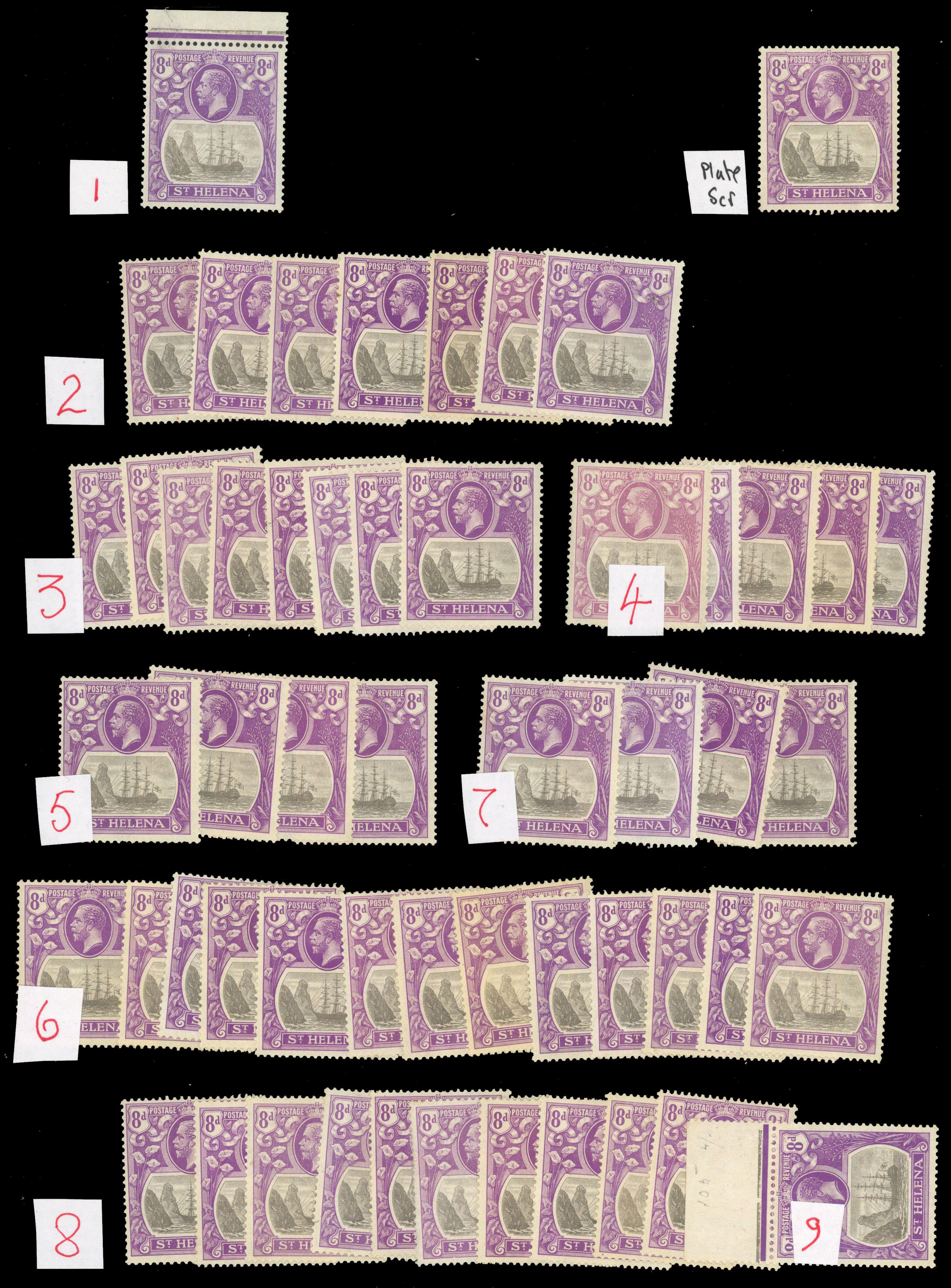 St Helena SG 105 study mint