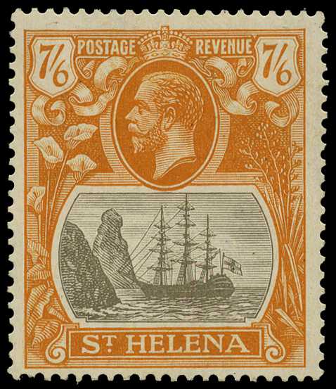 1922-37 Script CA 7s6d brownishgrey and...