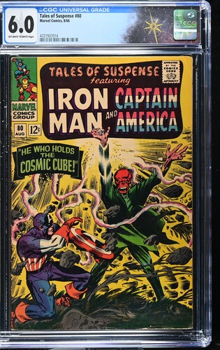 Tales of Suspense #80 CGC 6.0 Classic Red Skull cover (Marvel Comics, 1966) Off-white to white pages