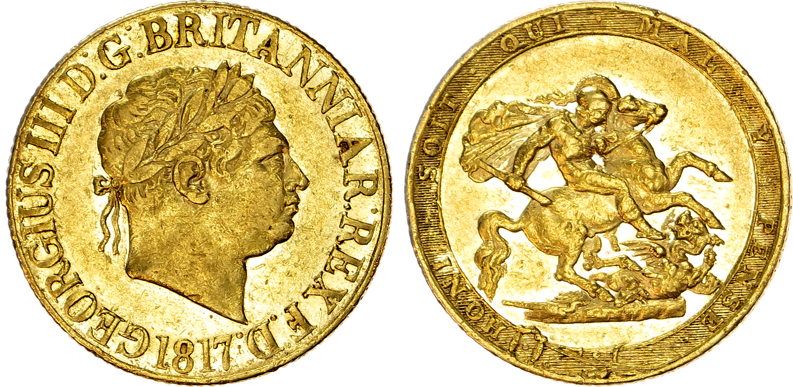 George III (1760-1820) Sovereign, 1817. 