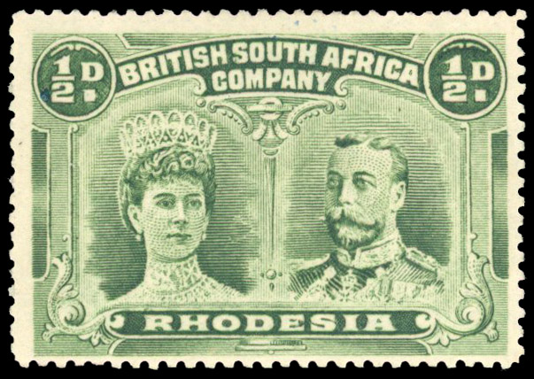 † ½d myrtle-green group RJL 12 mint