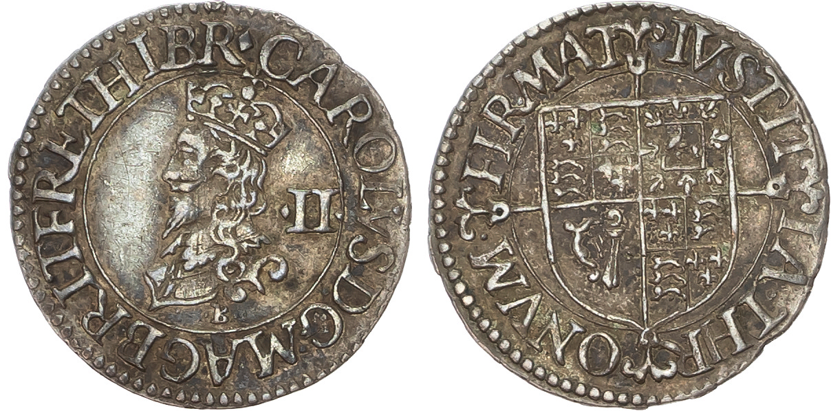 Charles I (1625-1649), AR Halfgroat, Briot's first milled issue (1631-1632).