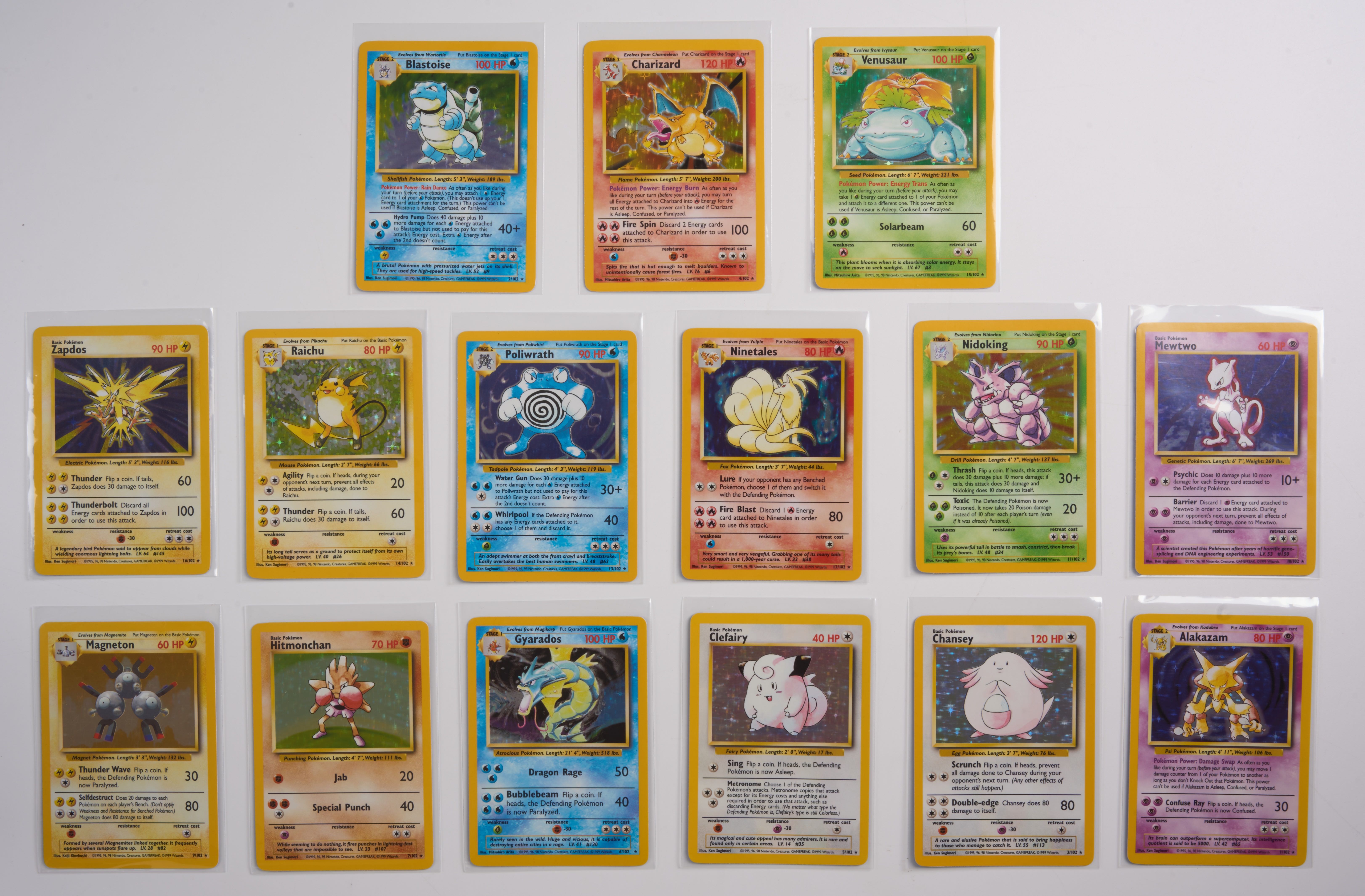 Base Set - Unlimited & 4th Print - All Holos + Partial Set