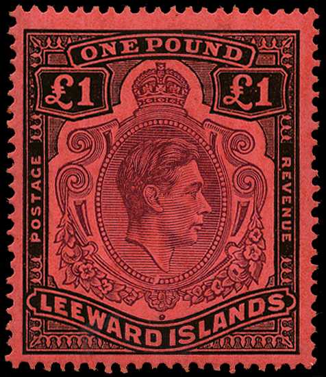 1944 (June) £1 brown-purple and black on...