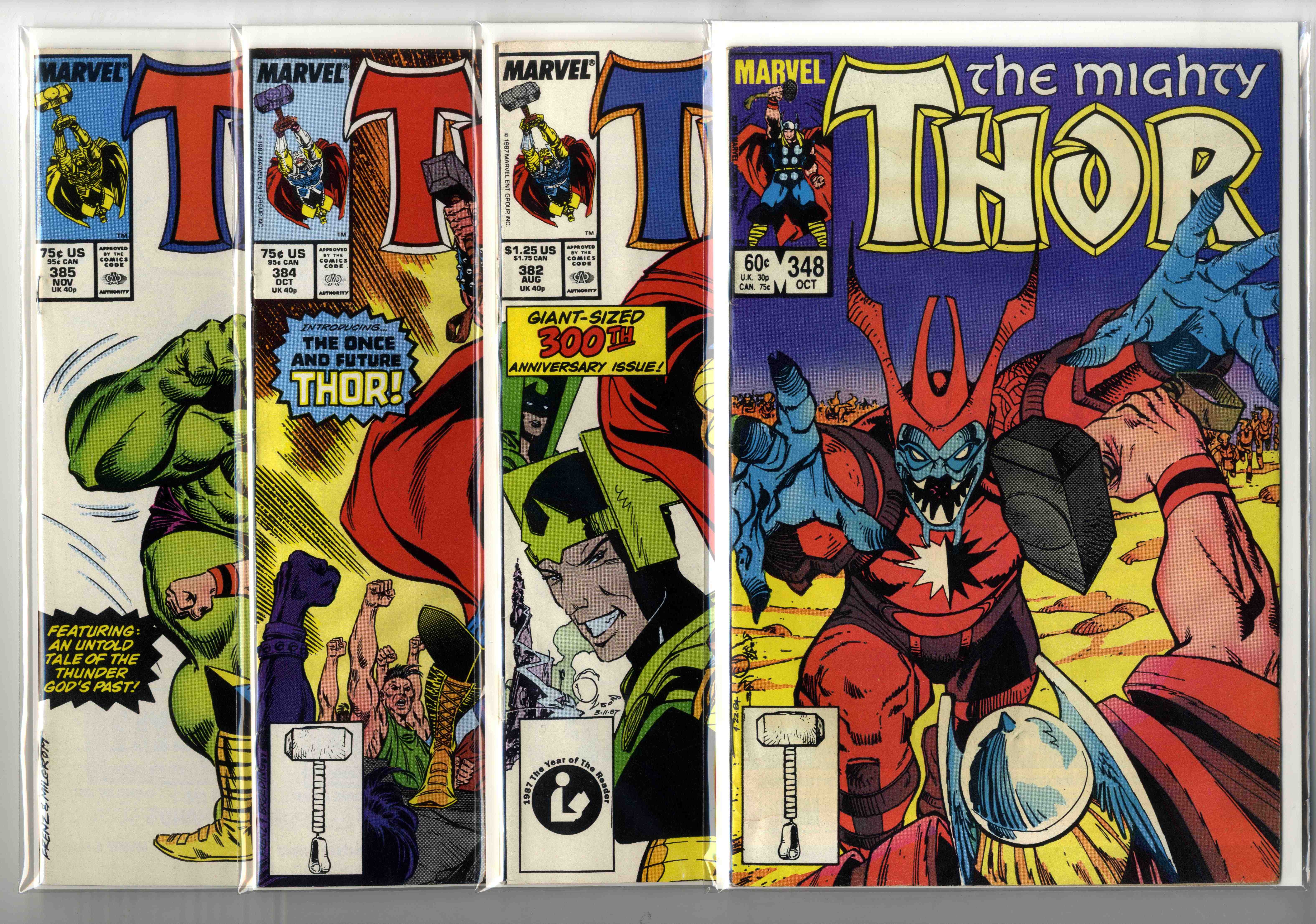 Thor (Marvel Comics, 1984-1990) Bundle of 30 Issues