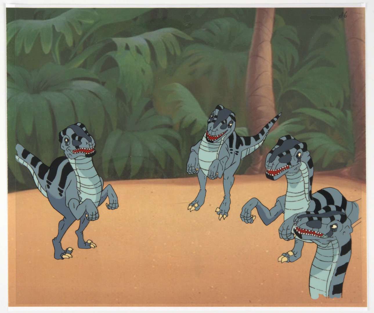 Cadillacs and Dinosaurs Original Hand Painted Production Cels (Nelvana Limited, 1993-1994) Total 5