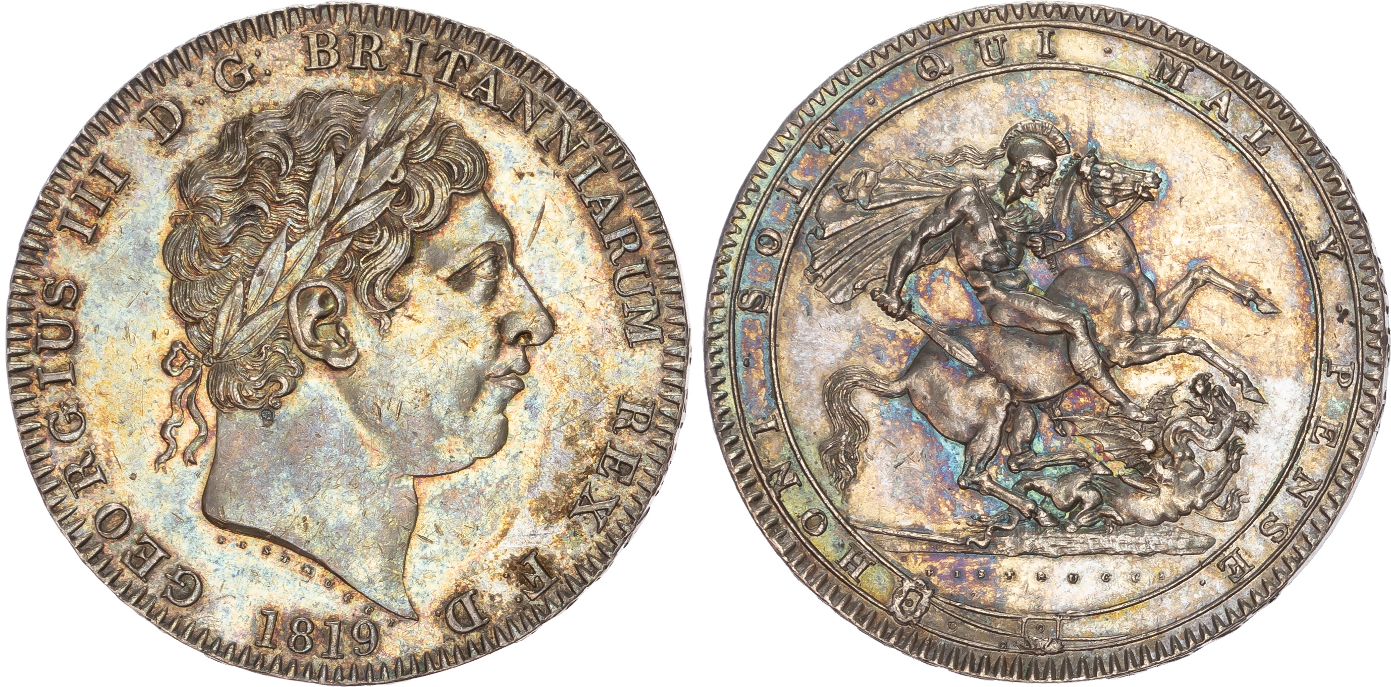 George III (1760-1820), Crown, 1819 LIX