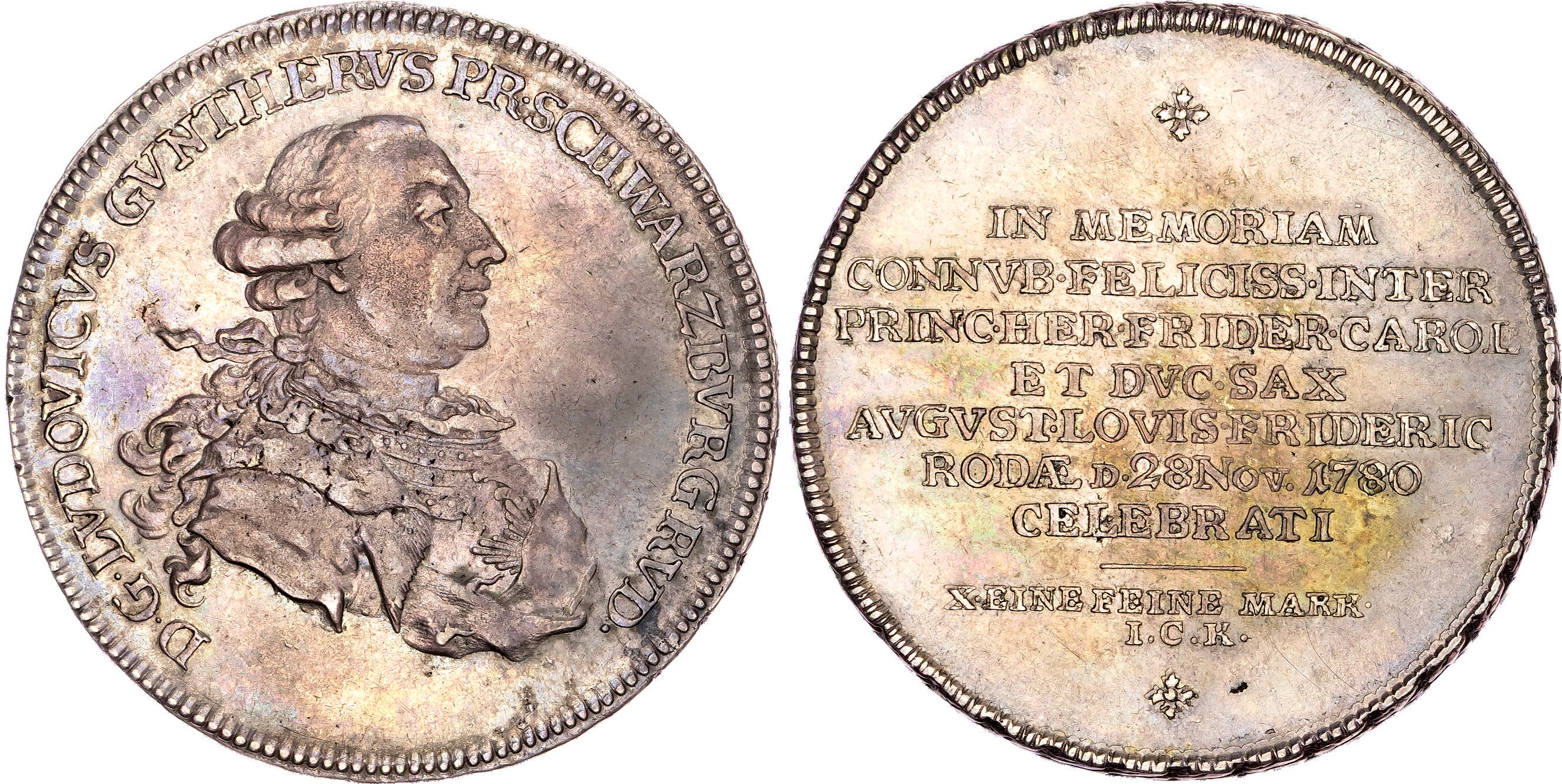 Germany, Schwarzburg-Rudolstadt, Ludwig Günther II (1767-1790), silver Taler