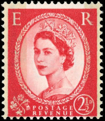 GB SG 561 1958 2½d Dollis Hill trial mint 