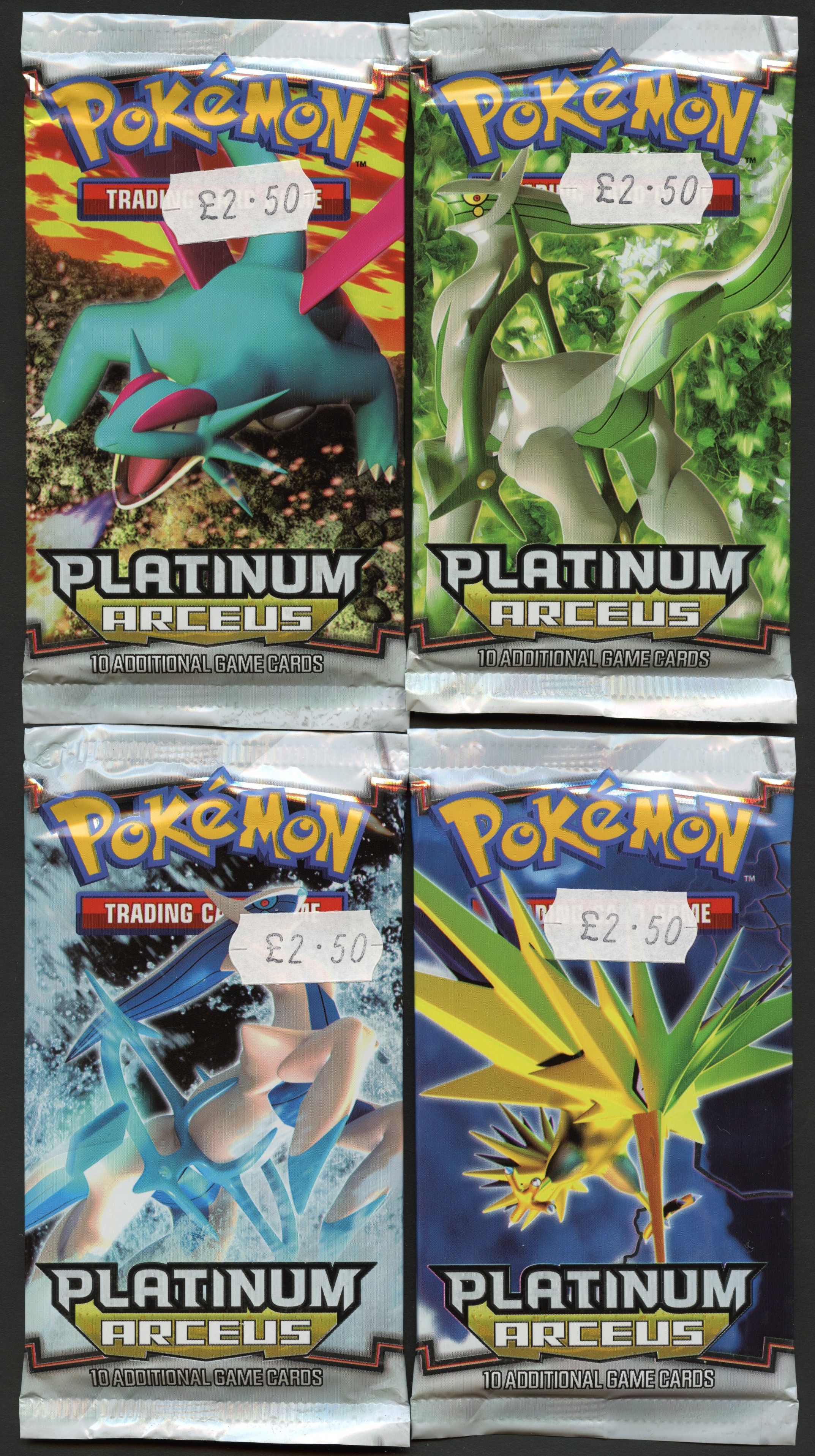 Pokémon Platinum Arceus Artwork Set