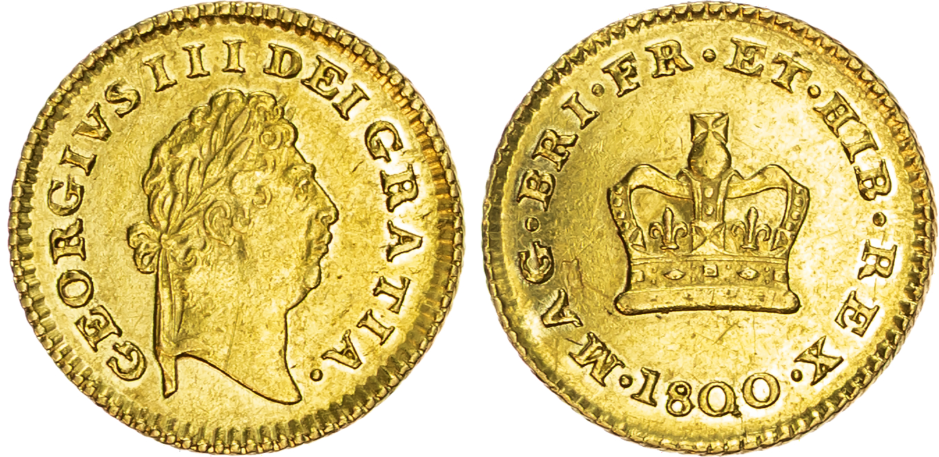 George III (1760-1820) Third-Guinea, 1800